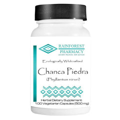 Chanca Piedra Stone Breaker bottle with 100 vegetarian capsules