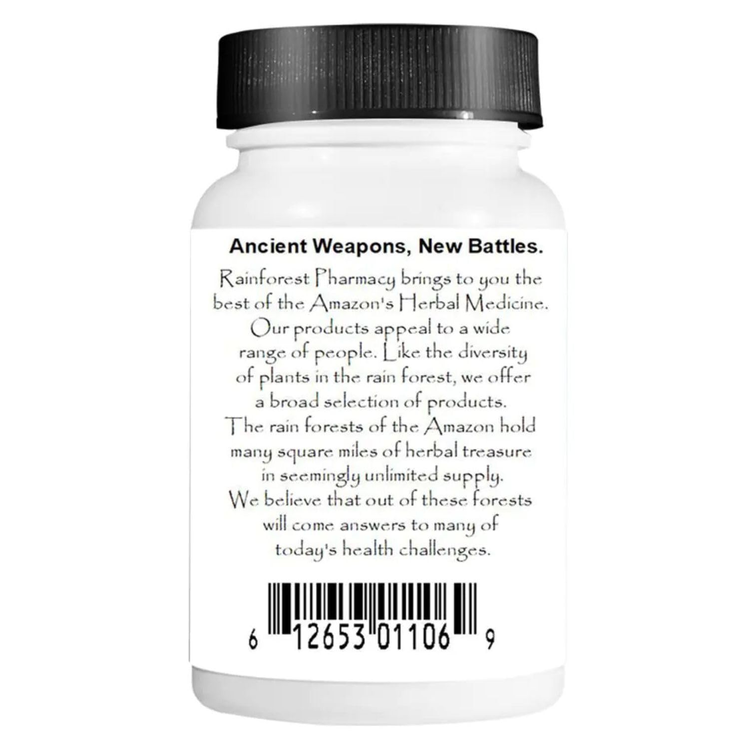 Close-up of 500 mg Chanca Piedra whole herb capsules