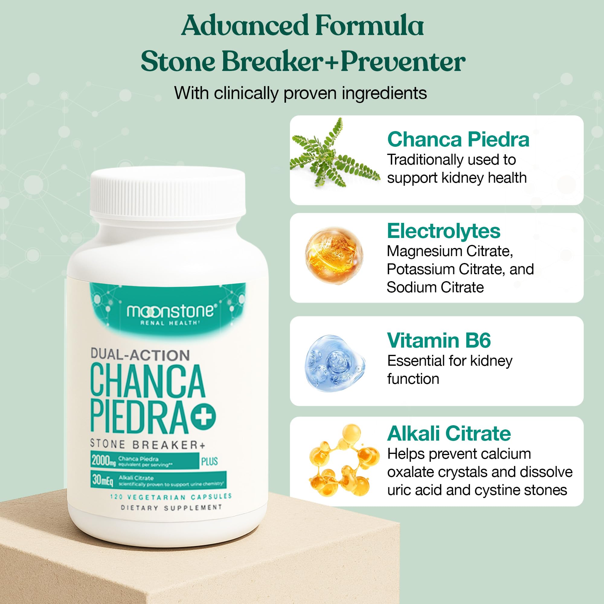 Dietary features: sugar-free vegan capsules