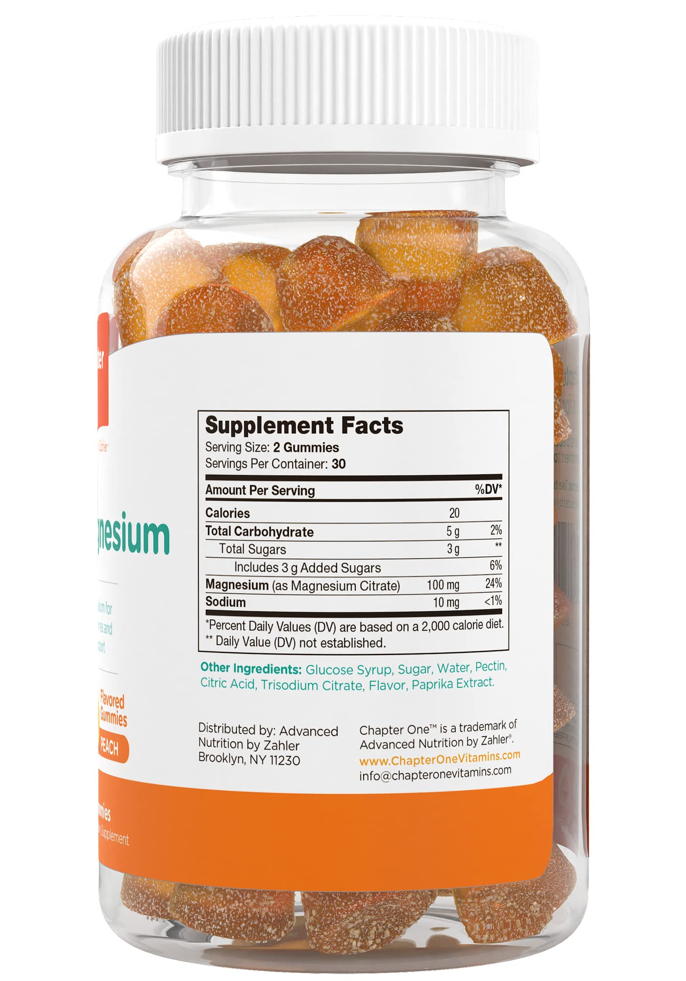 Gummies arranged in a line showing texture