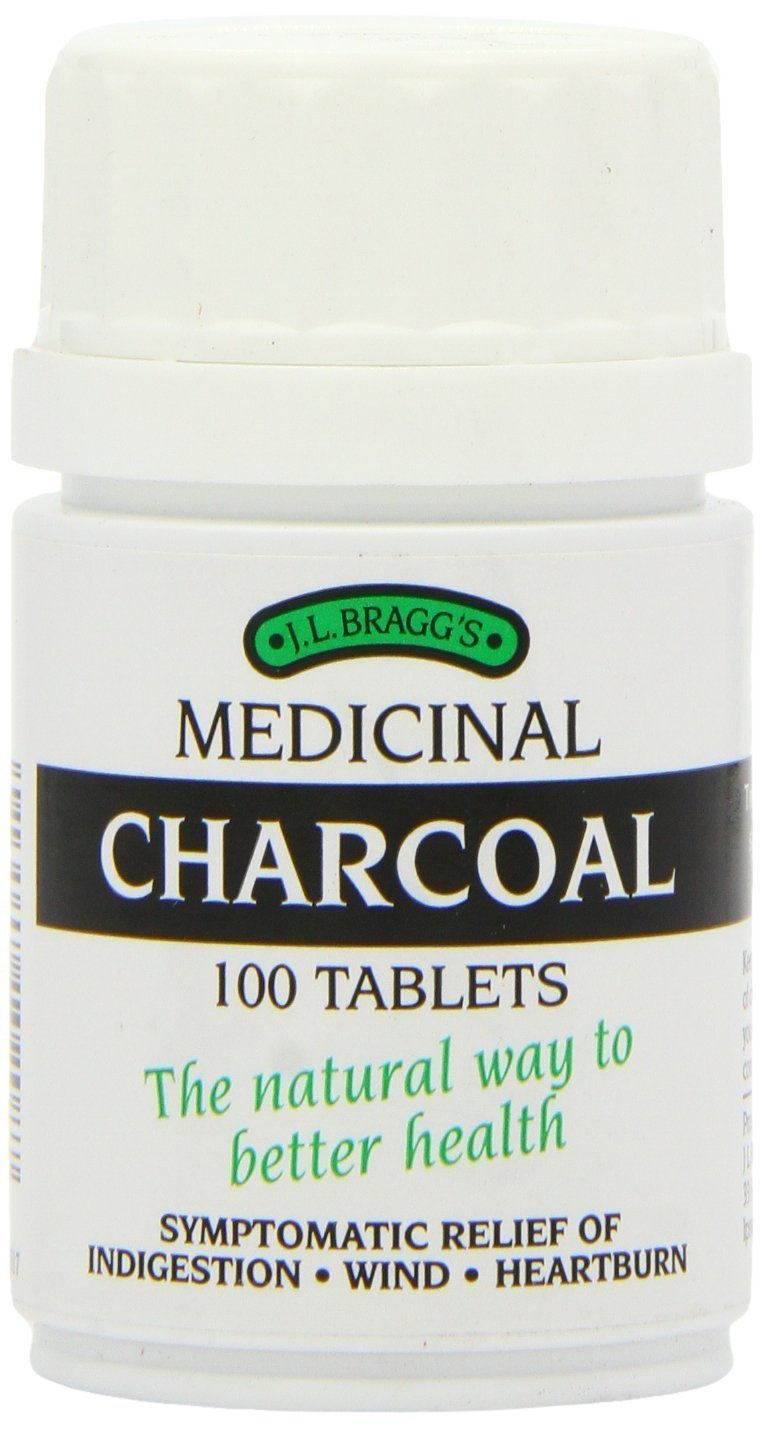 Charcoal 300mg - 100 Tablets packaging