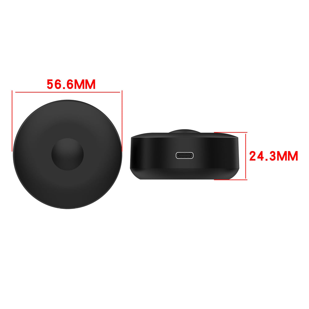 Close-up of magnetic Oral-B iO charging dock