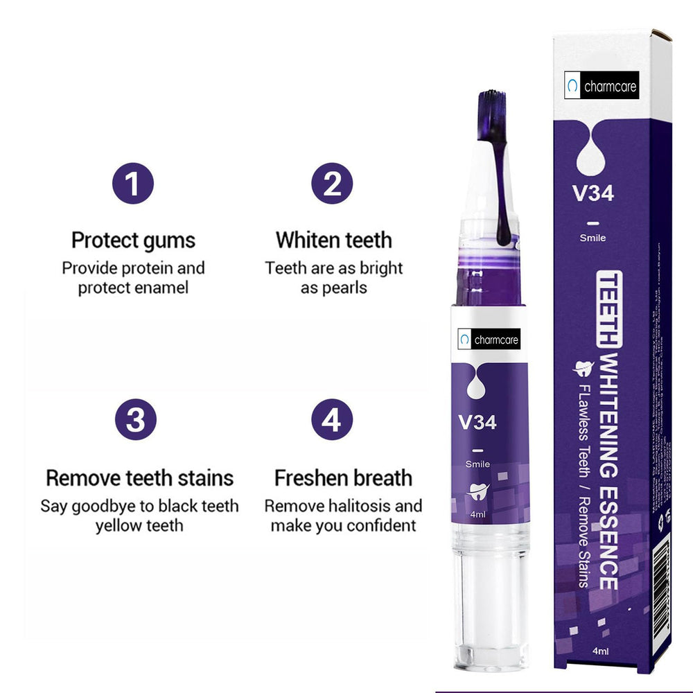 Purple color-correcting technology neutralizing yellow stains