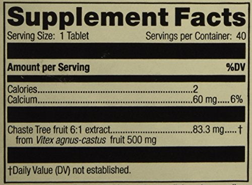 Herbal ingredients illustration for Chaste Tree
