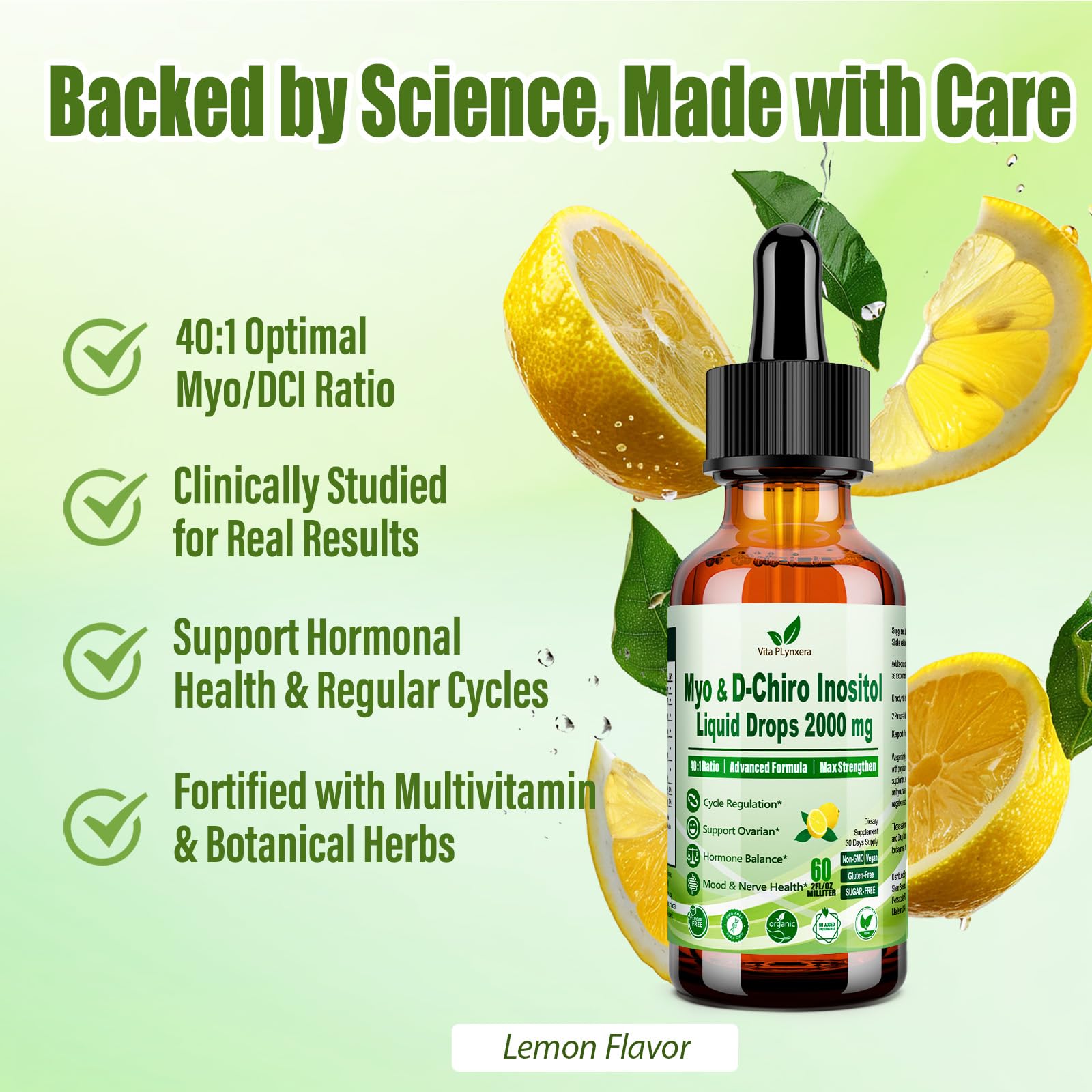 Chaste berry and cinnamon ingredients for cycle support