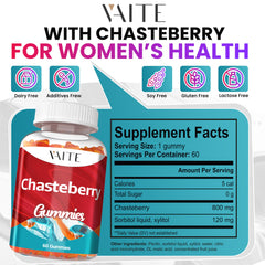 Chewable vitex supplement for daily routines