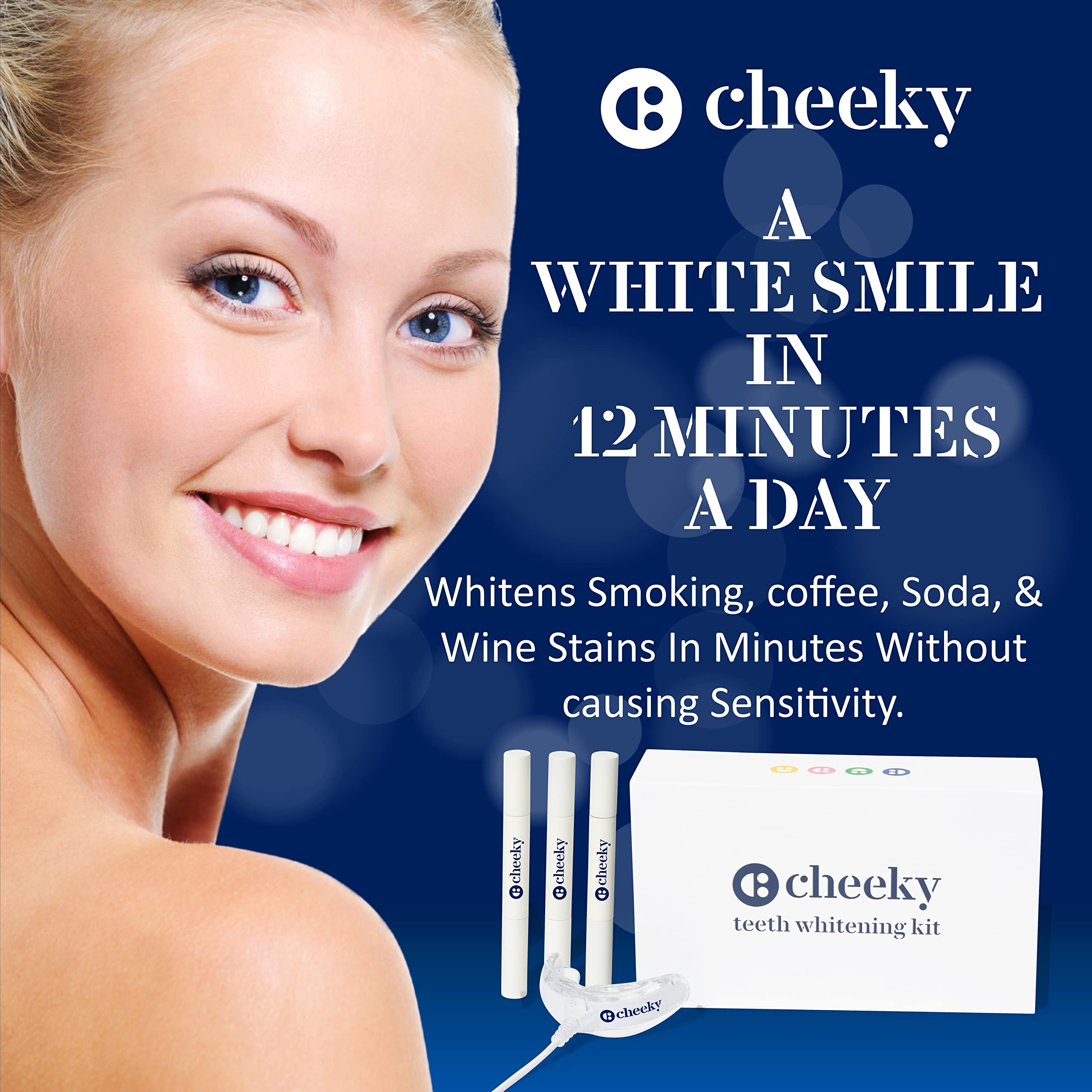 Open Cheeky kit showing gel tubes and packaging