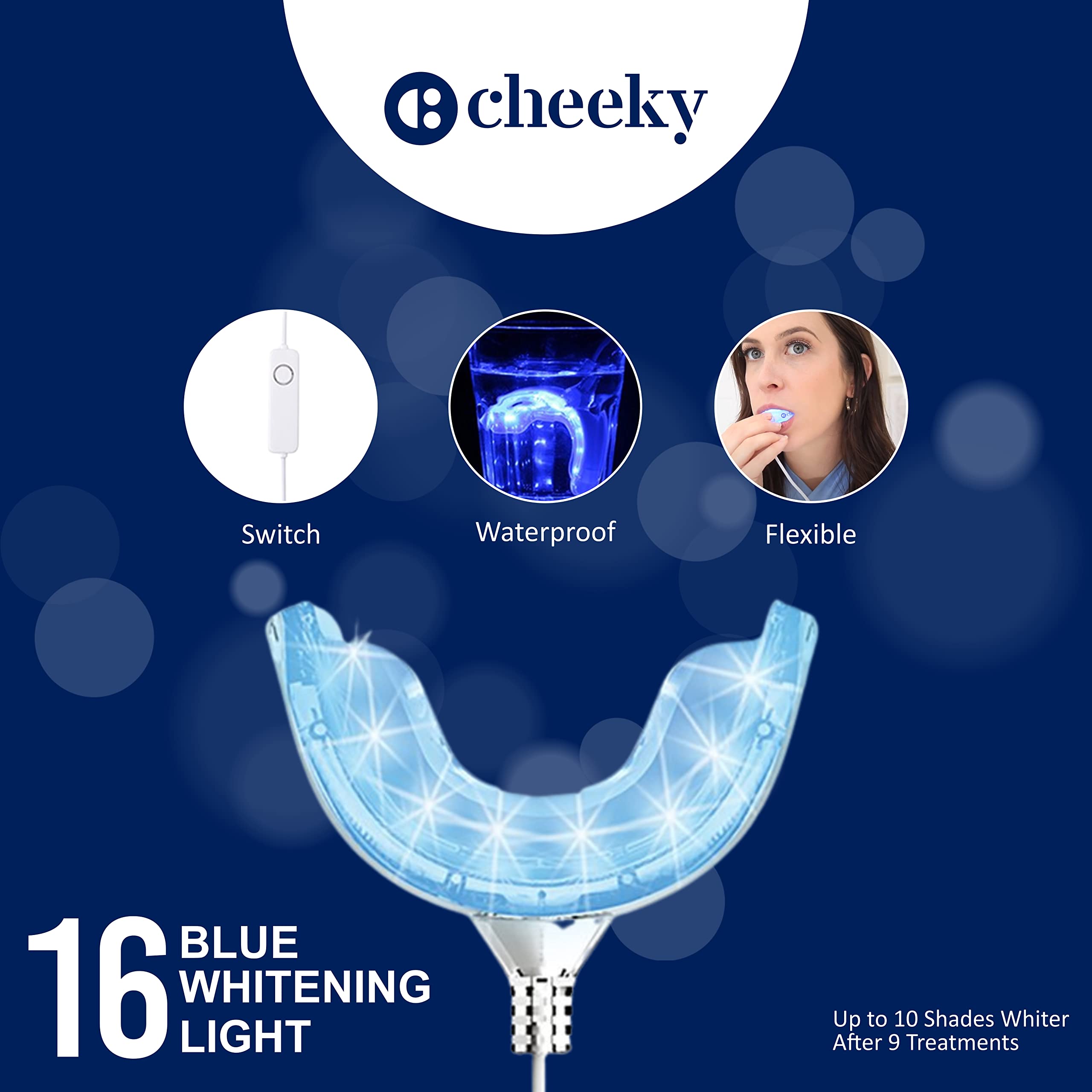 LED light device used for at-home teeth whitening