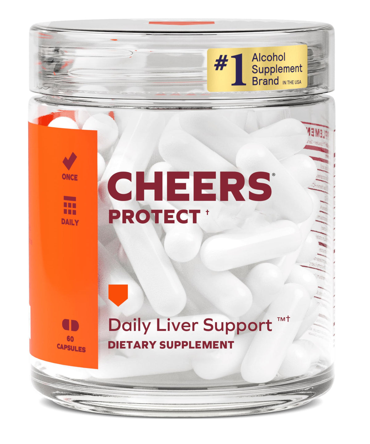 Cheers Protect bottle front view