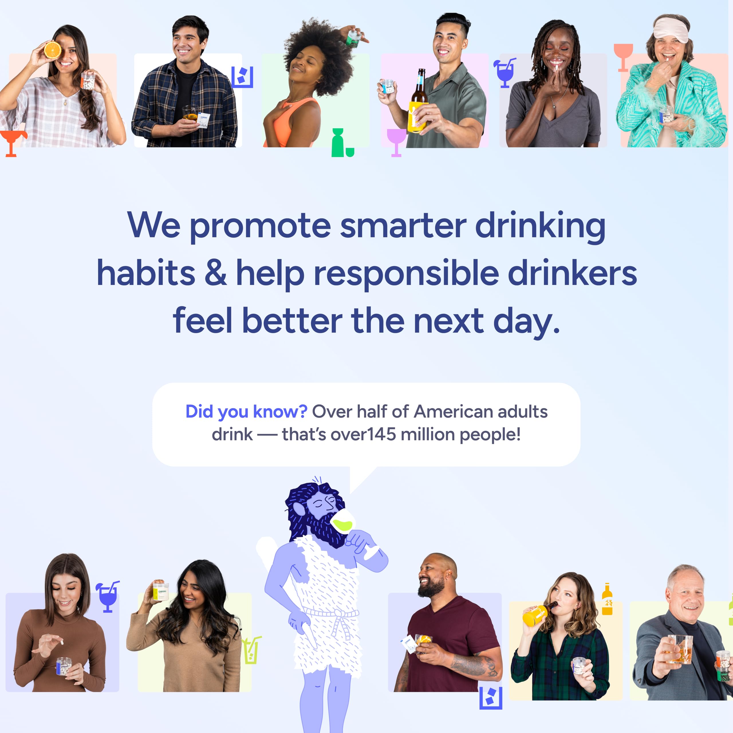 Cheers Restore 24-dose bottle ready for daily use