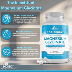 Nutrition label showing 200 mg elemental magnesium per serving