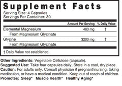 Chelated magnesium glycinate for high absorption