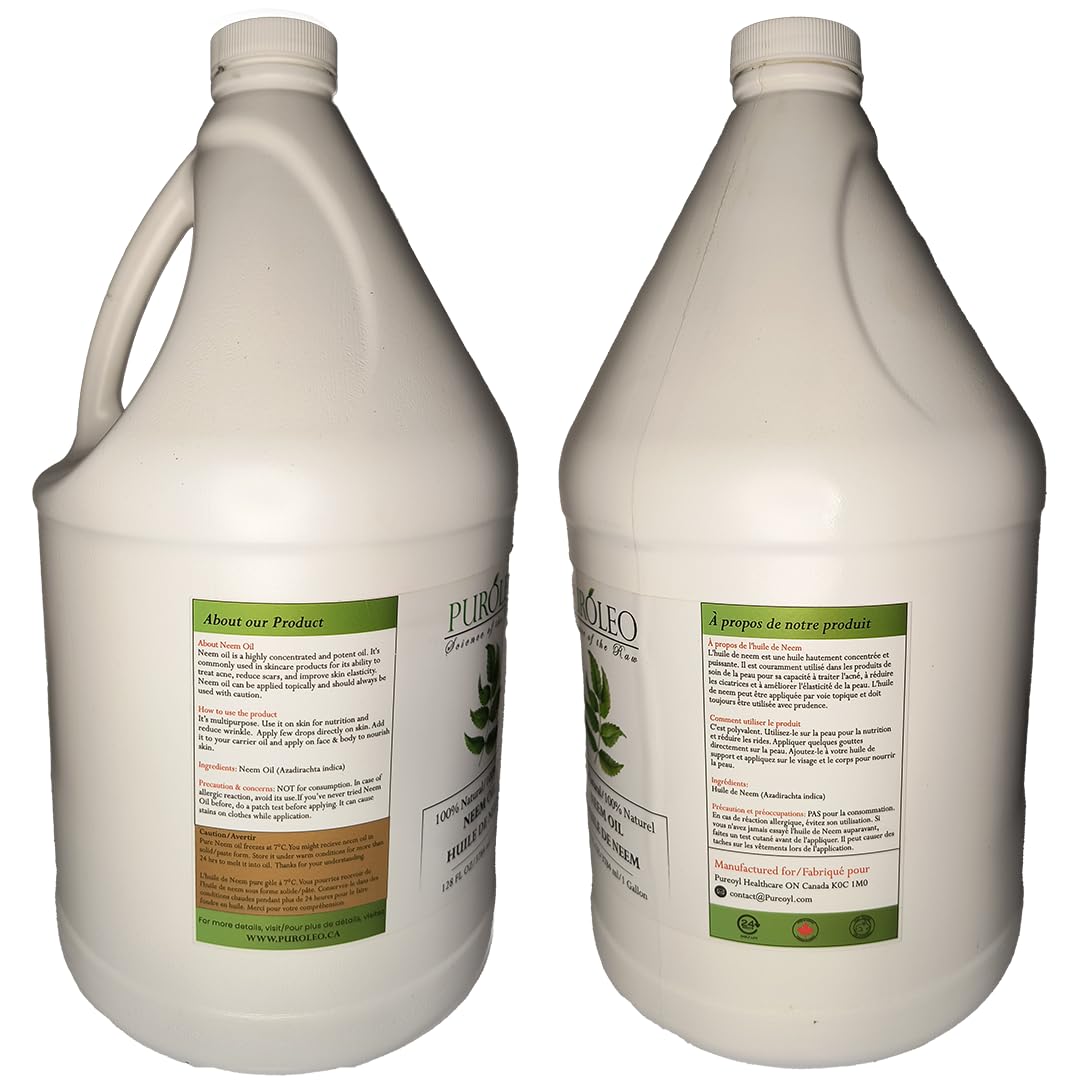 Chemical-free Neem Oil packaging in Canada
