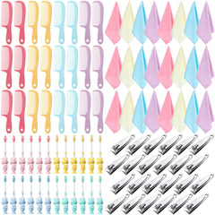 Chengu 96 Pcs Operation Christmas Hygiene Kit – assorted kids toothbrushes, towels, combs, and nail clippers