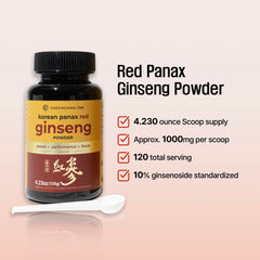 Healthy lifestyle with Cheonghwa Panax Ginseng powder in beverage