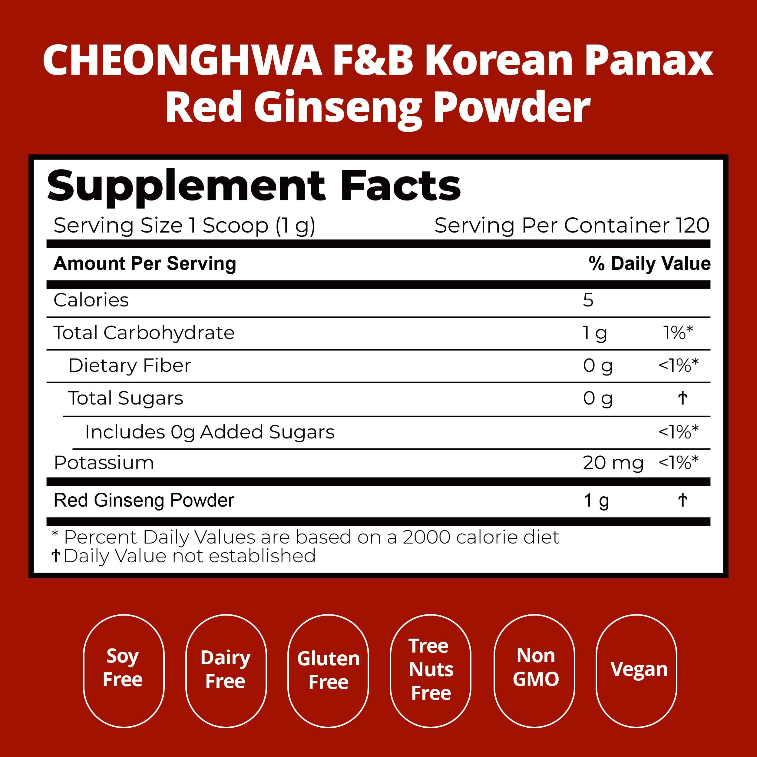 Gift-ready packaging for Cheonghwa Panax Ginseng Powder