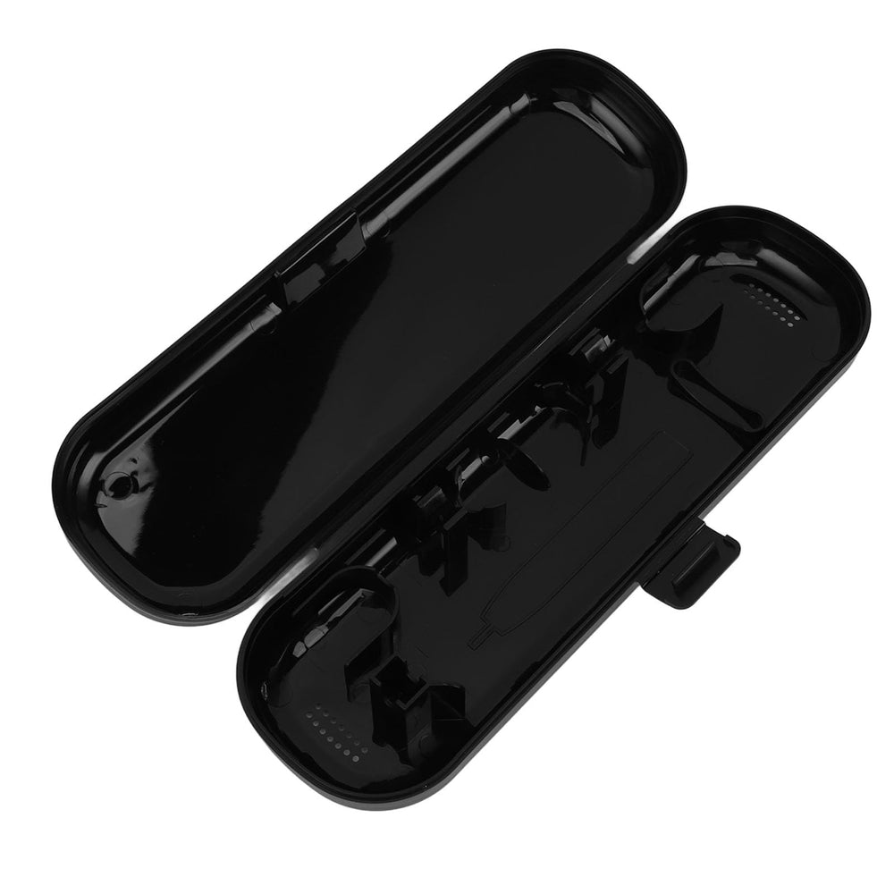 Open interior of CHEOTIME travel case with toothbrush and slots