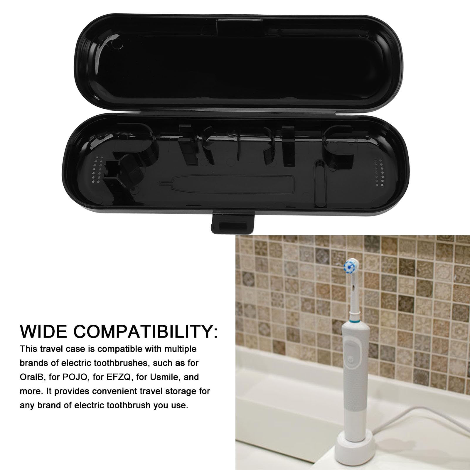 CHEOTIME travel case with dimensions 222x68x41 mm marked