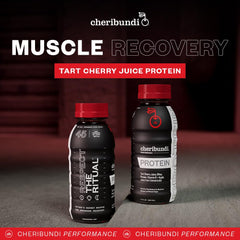 Sleep-supporting tart cherry protein drink