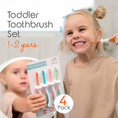 Pastel blue Cherish Baby Care toddler toothbrush