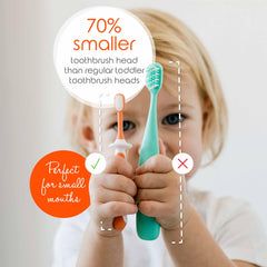 Pastel lavender Cherish Baby Care toddler toothbrush