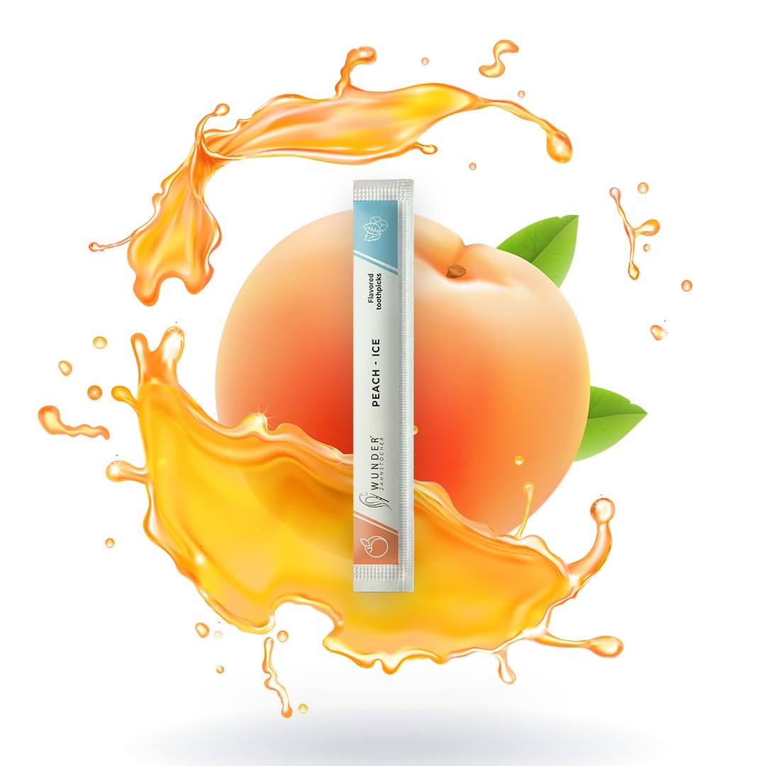 Cherry menthol flavored toothpicks