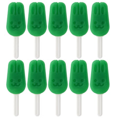 DLENP Invisalign chewies Corn with handle, green mint flavor, 10pcs