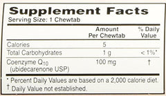 ChewQ chewable tablet showing orange flavor and texture