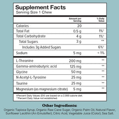 Close-up of tropical fruity stress chews