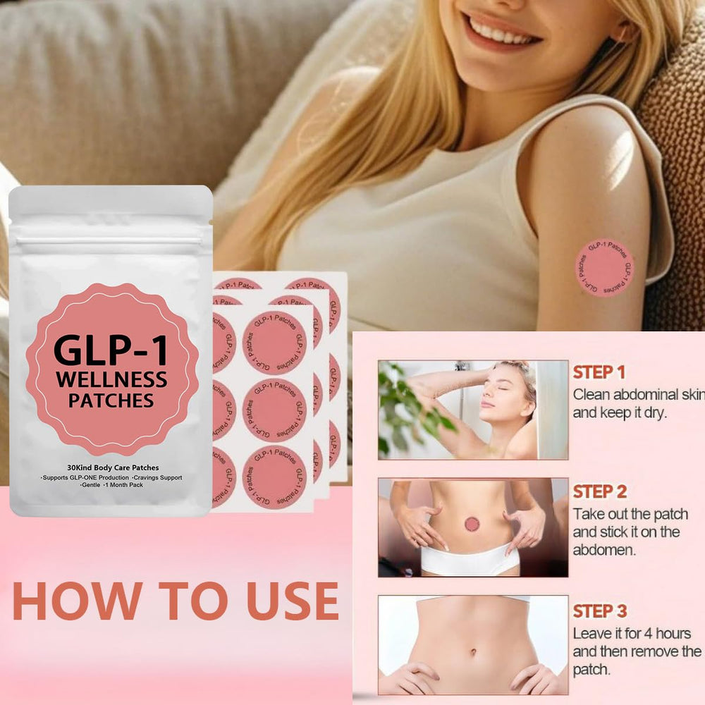 Close-up texture of GLP-1 patch