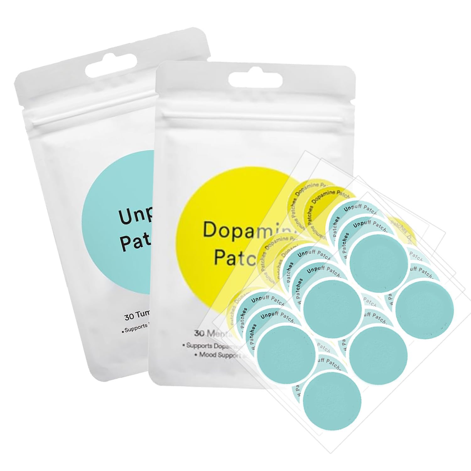 CHIC MODE Unpuff abdominal relaxation patch on skin for discreet digestive comfort