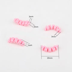 Green child eyeglass arm hinge with elastic silicone leg accessory - image 3