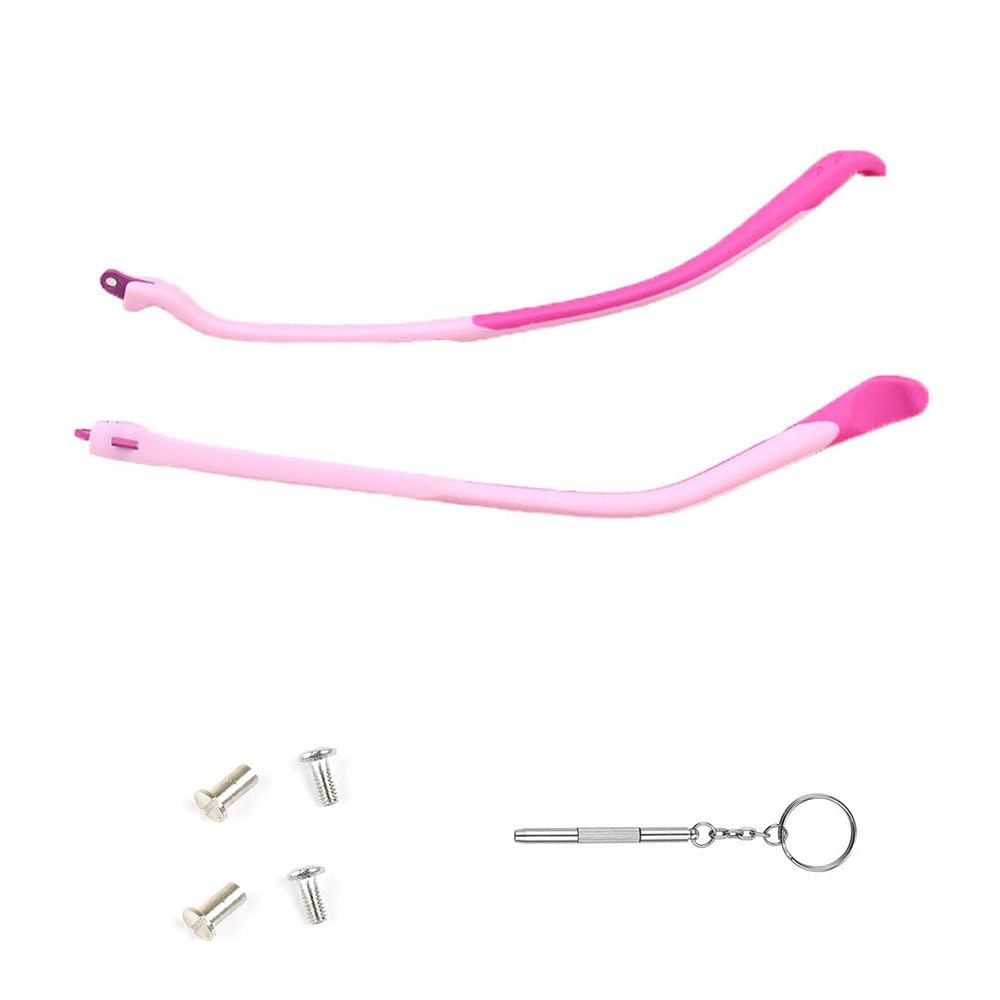 Children's silicone replacement temple arms for glasses - front view