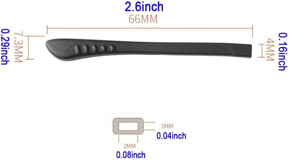 Kid-friendly silicone eyeglass end tips for anti-slip grip