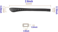 Kid-friendly silicone eyeglass end tips for anti-slip grip