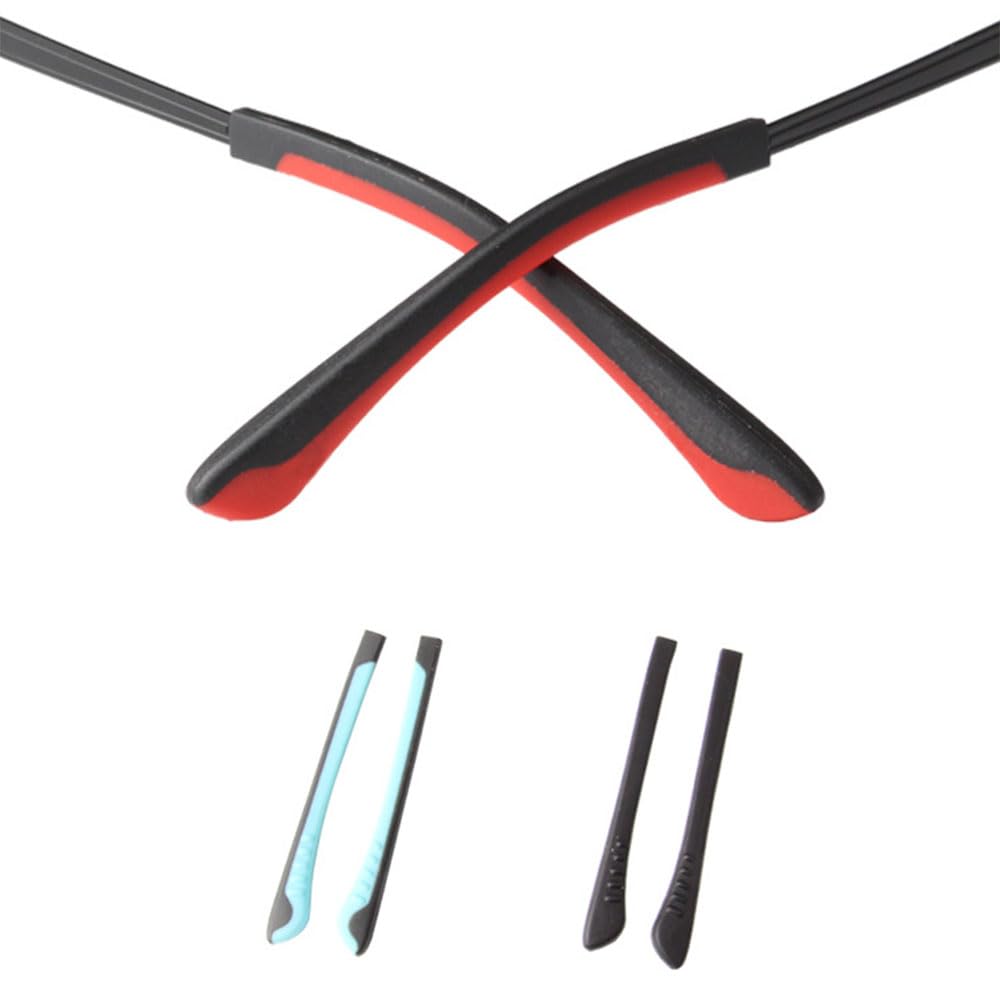 Close-up of anti-slip silicone eyewear end tip