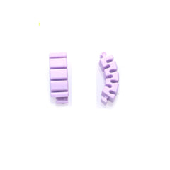 Purple rubber child eyeglass arm hinge