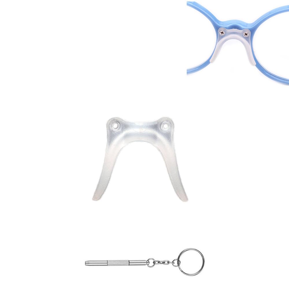 Child eyeglasses saddle bridge nose pads kit with screws