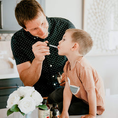 Graphic illustrating immune support for children with Child Life Echinacea