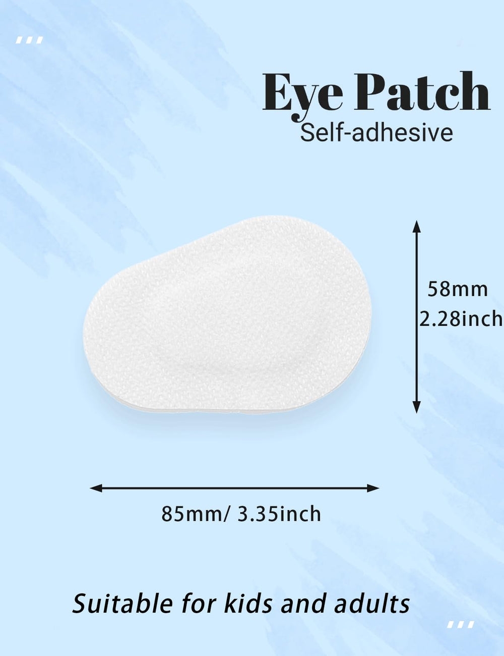 Child wearing eye patch during therapy