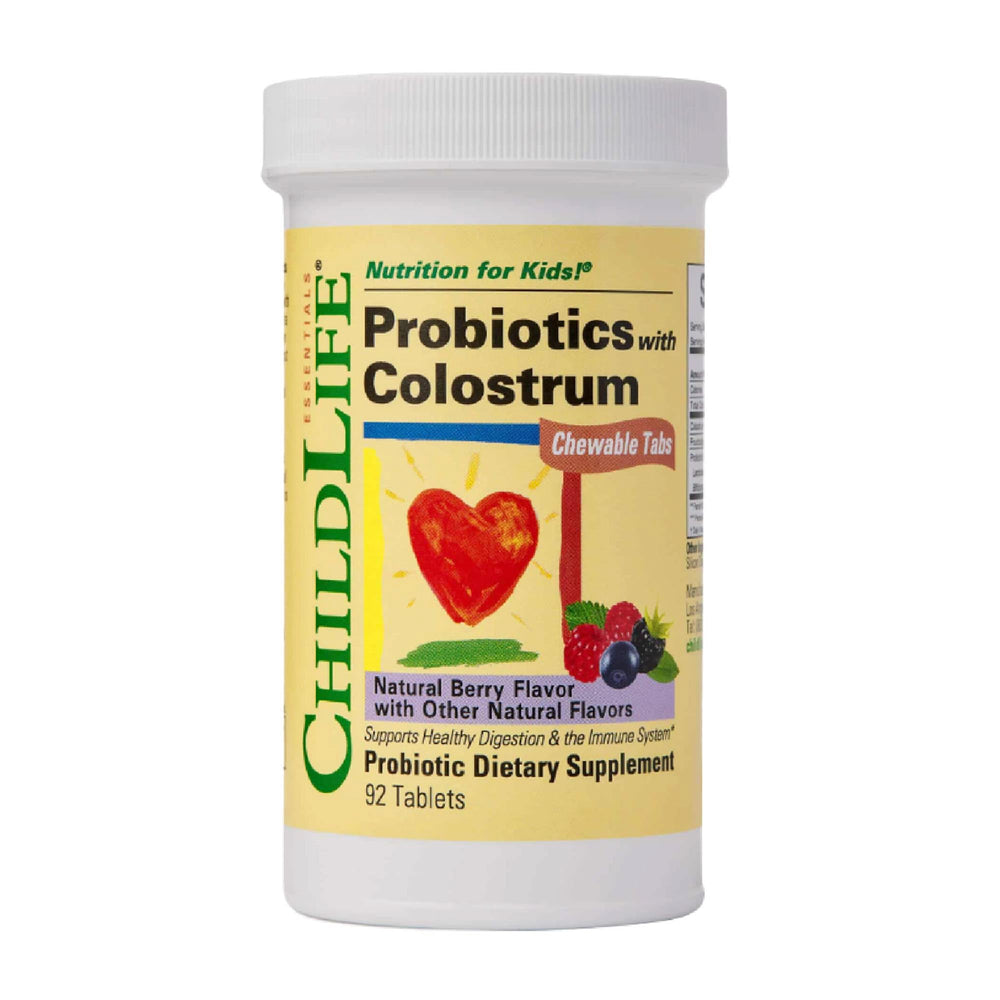 CHILDLIFE ESSENTIALS ChildBiotics bottle with Colostrum and Probiotics for Kids
