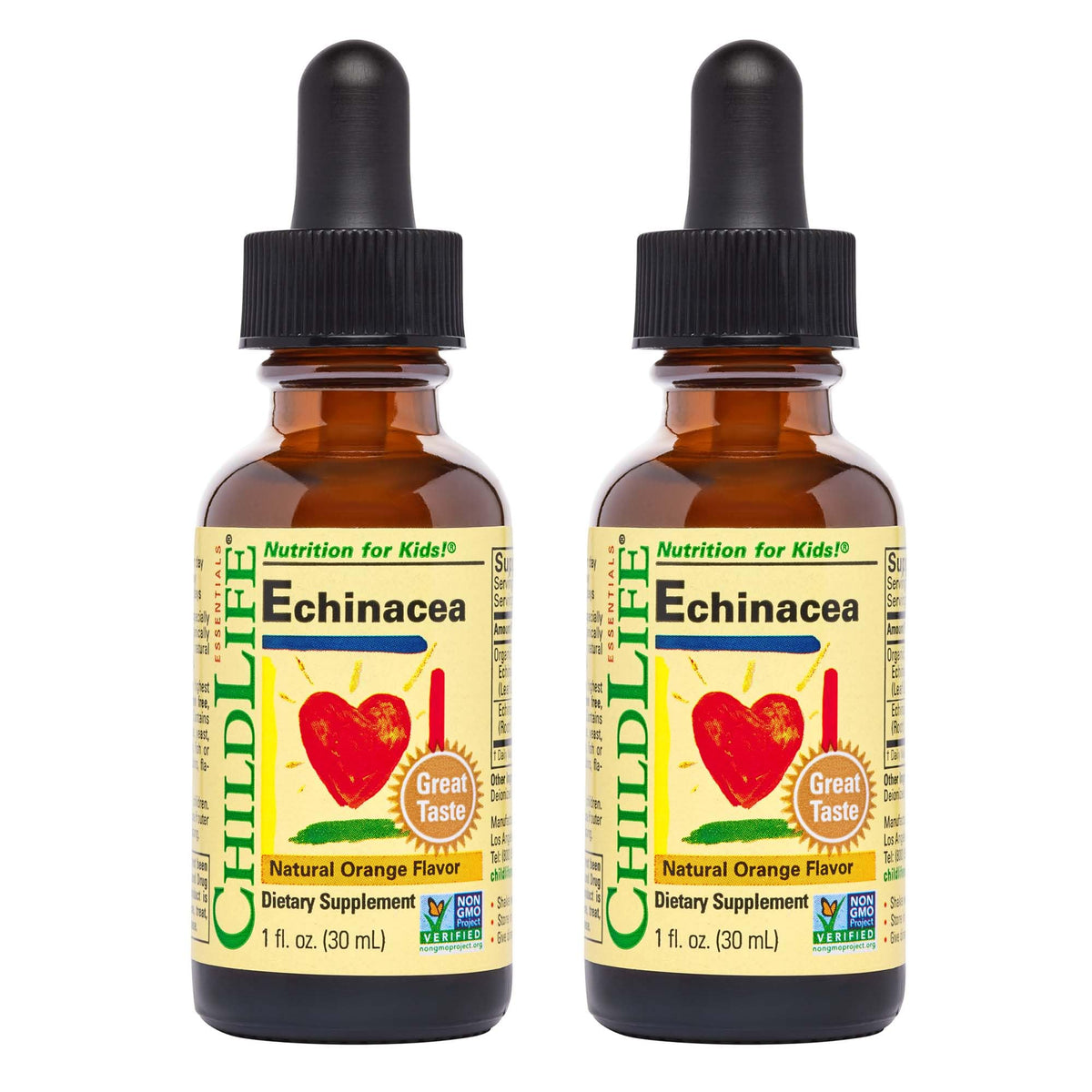Front view of ChildLife Essentials Echinacea for Kids Drops bottle