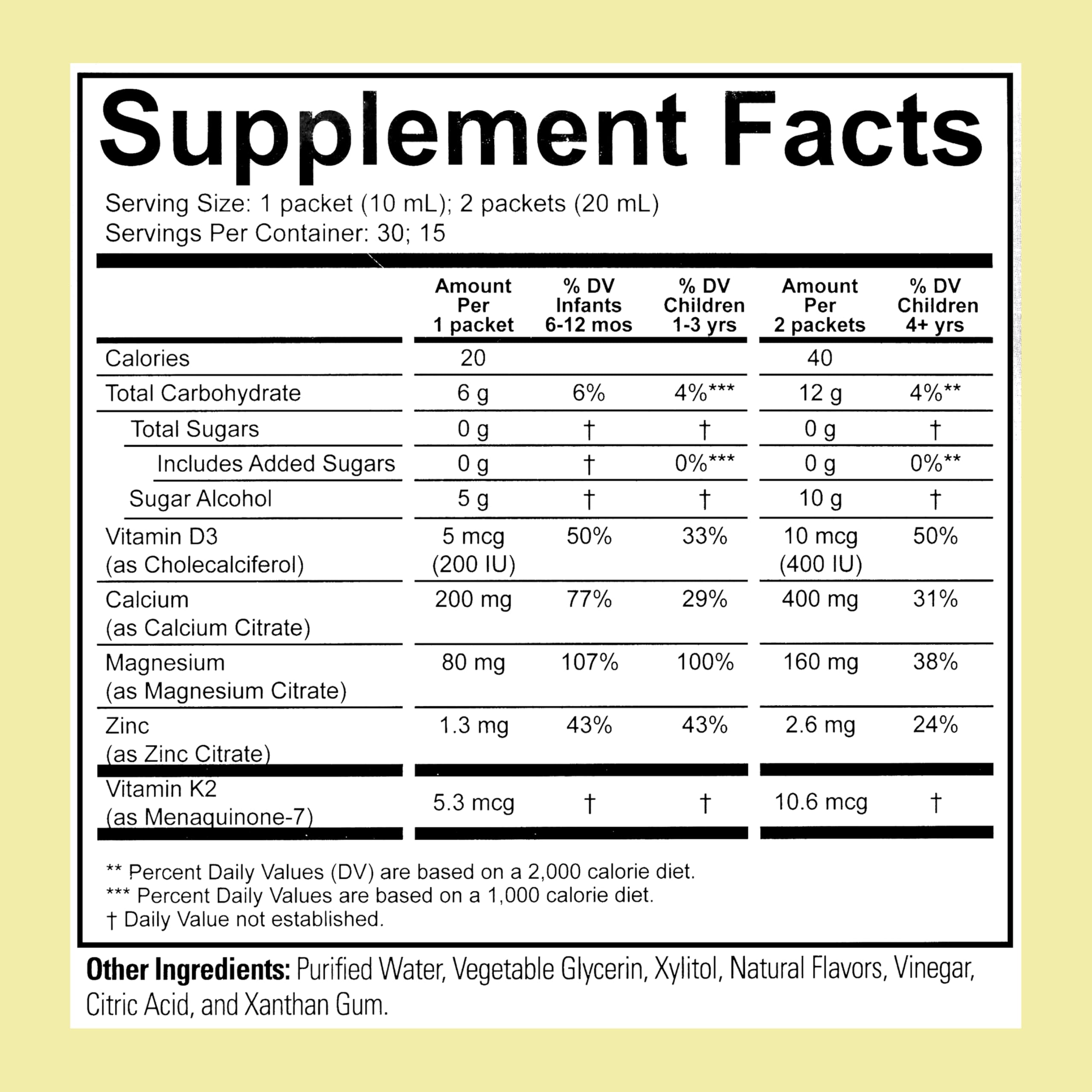 Kid-friendly on-the-go orange calcium sticks