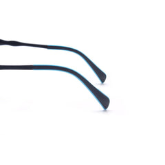 Ergonomic rubber end tips preventing glasses from slipping