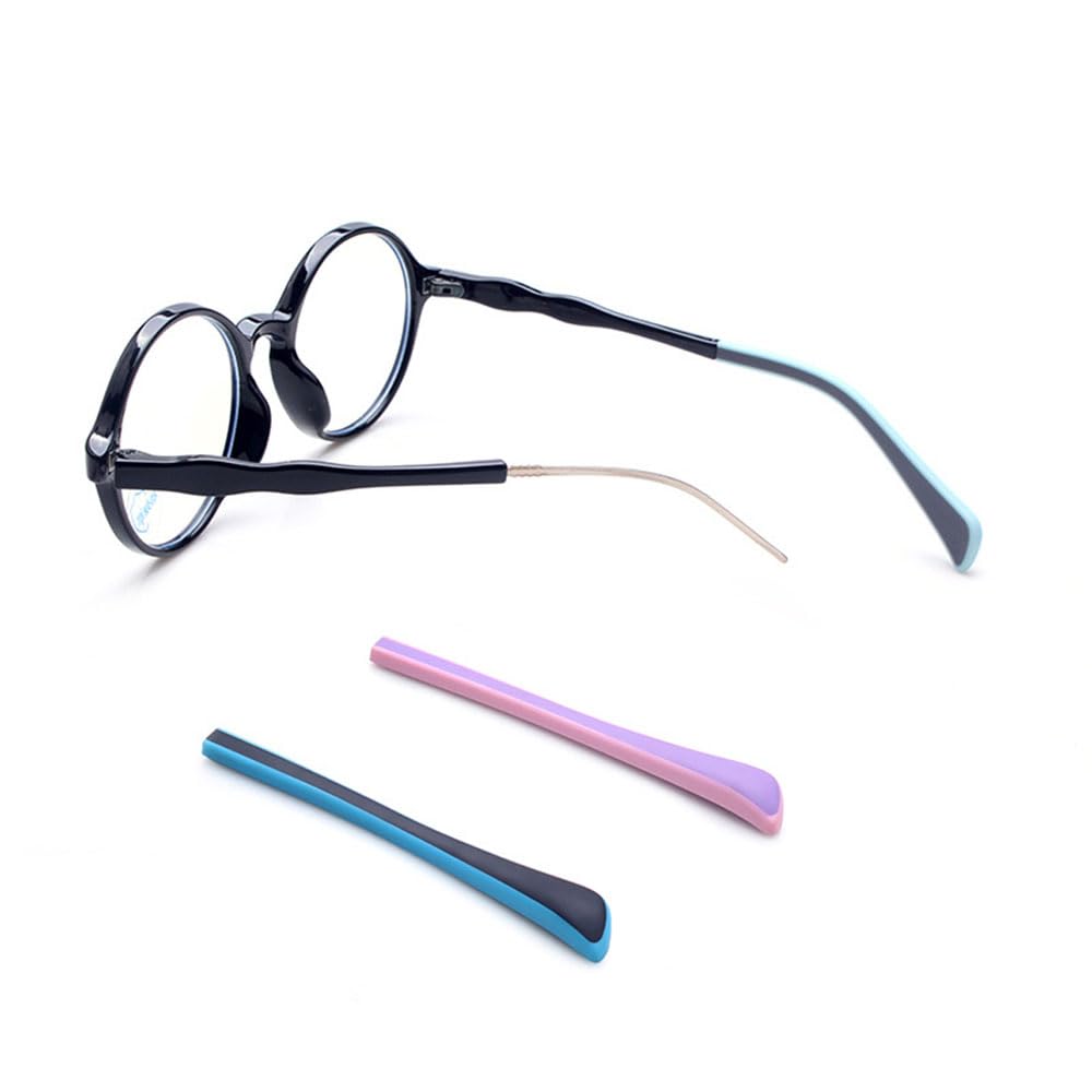 Packaging shows 1 pair of eyeglass end tips ear sock pieces tube
