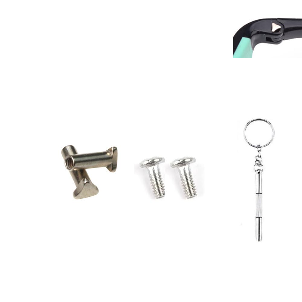 Children eyeglass repair kit with triangle screws and 3-in-1 screwdriver
