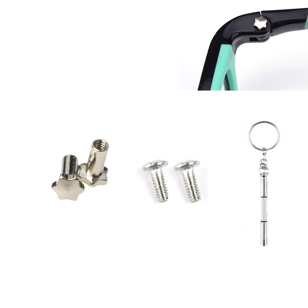 Children eyeglass repair kit with screws and 3-in-1 screwdriver - view 1