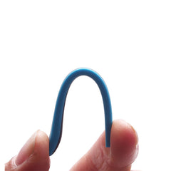 Close-up of rubber ergonomic eyeglass end tip