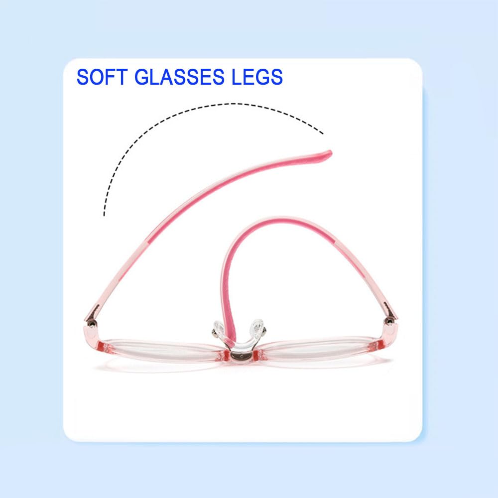 Packaging contents: replacement arms, screwdriver, and screws for kids' glasses