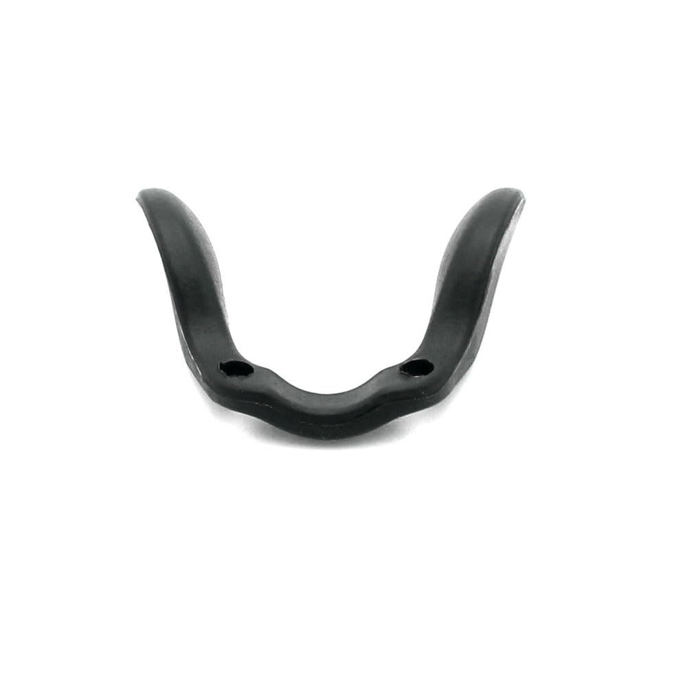 Glasses nose pad with silicone material and metal inner core